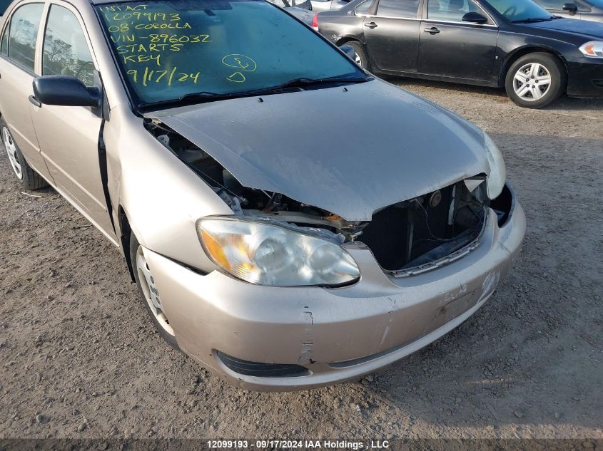 2008 Toyota Corolla VIN: 2T1BR32E58C896032 Lot: 12099193