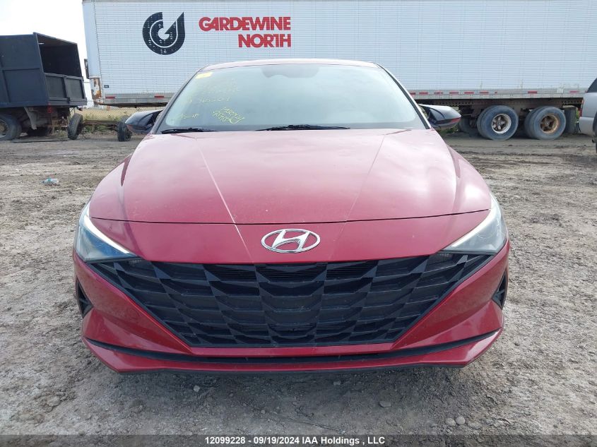 2022 Hyundai Elantra Sel VIN: KMHLM4AG4NU316307 Lot: 12099228