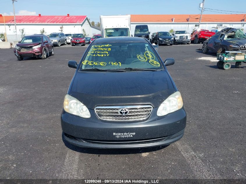 2006 Toyota Corolla Ce/Le/S VIN: 2T1BR32E66C670837 Lot: 12099248