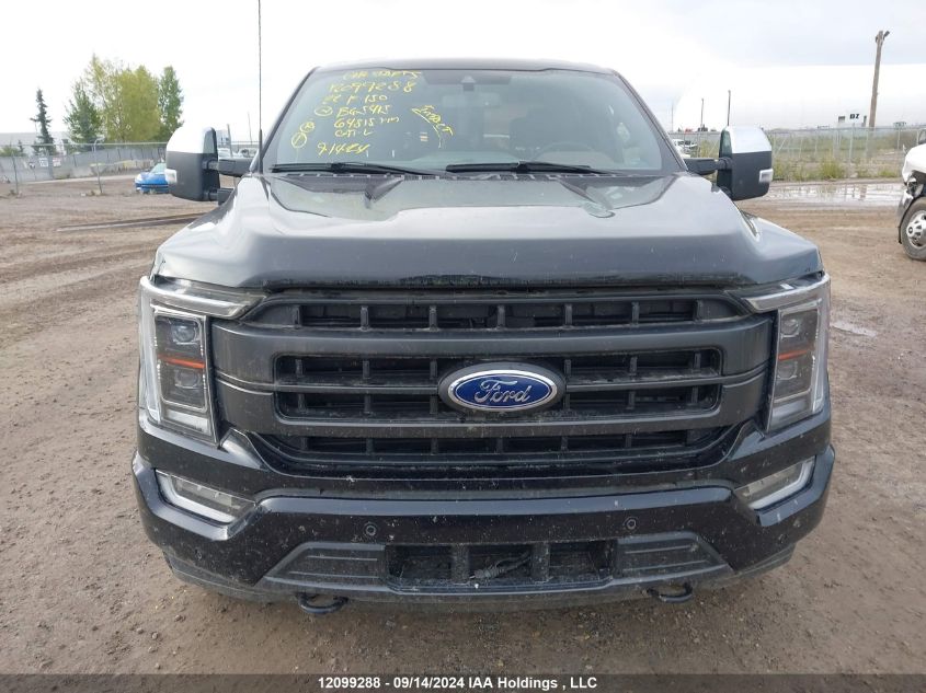 2022 Ford F-150 Lariat VIN: 1FTFW1ED9NFB65415 Lot: 12099288