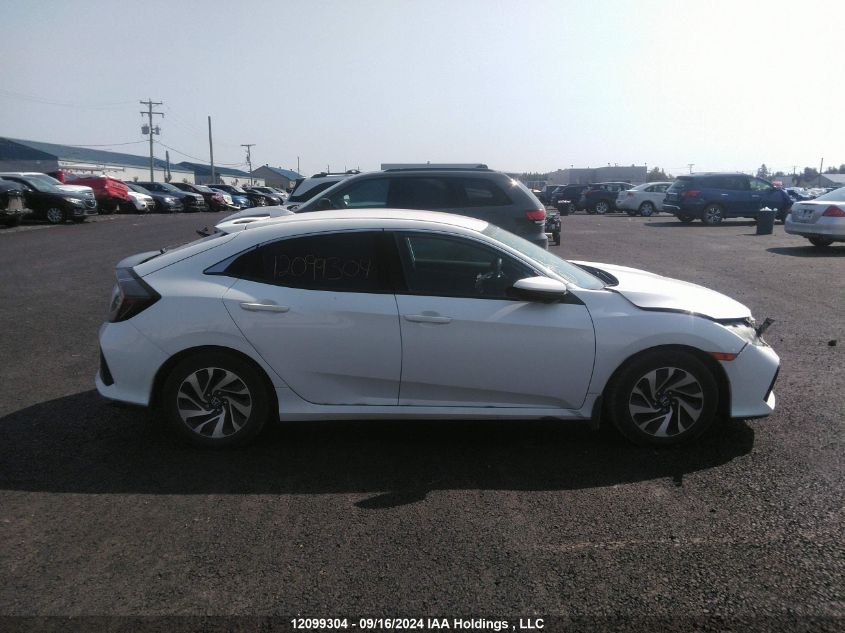 2018 Honda Civic Hatchback VIN: SHHFK7H27JU305757 Lot: 12099304