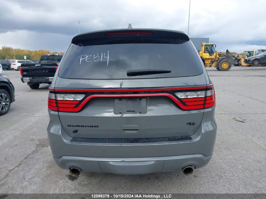 2022 Dodge Durango R/T VIN: 1C4SDJCT2NC195145 Lot: 12099379