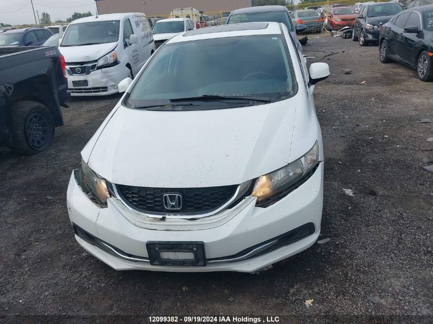 2013 Honda Civic Sdn VIN: 2HGFB2F50DH027821 Lot: 12099382