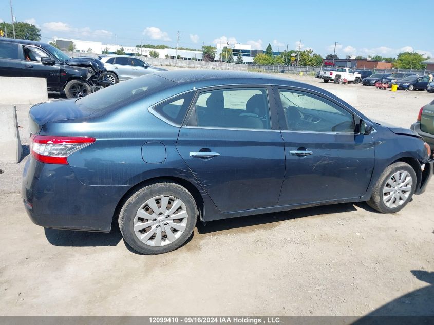 2015 Nissan Sentra VIN: 3N1AB7APXFL649435 Lot: 12099410