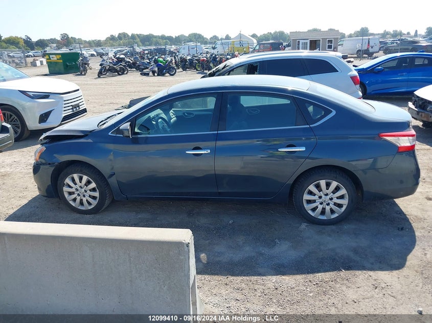 2015 Nissan Sentra VIN: 3N1AB7APXFL649435 Lot: 12099410
