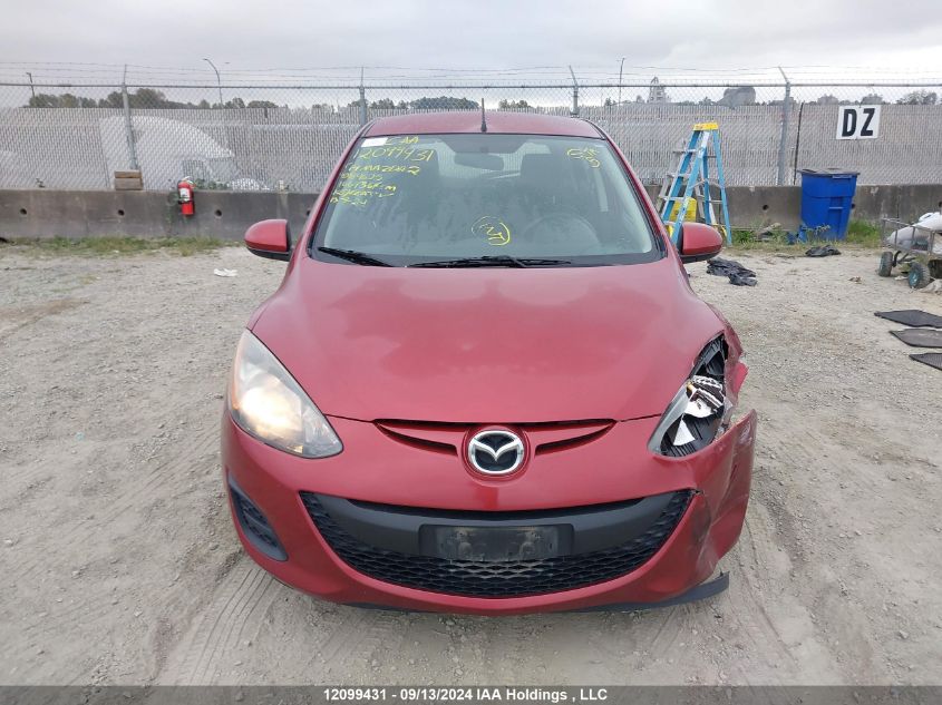 2014 Mazda Mazda2 VIN: JM1DE1KY2E0189625 Lot: 12099431