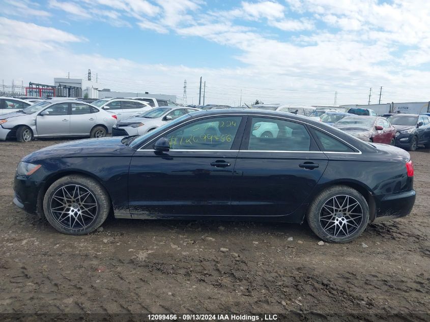 2013 Audi A6 VIN: WAUFFCFC2DN074554 Lot: 12099456