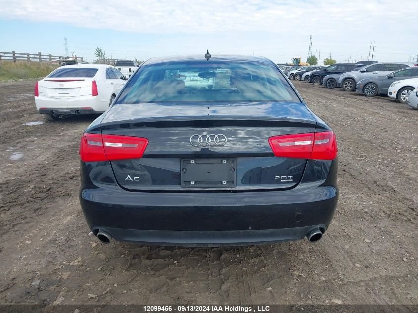 2013 Audi A6 VIN: WAUFFCFC2DN074554 Lot: 12099456