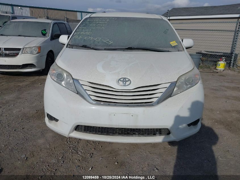 2016 Toyota Sienna Le V6 VIN: 5TDKK3DC8GS765750 Lot: 12099459