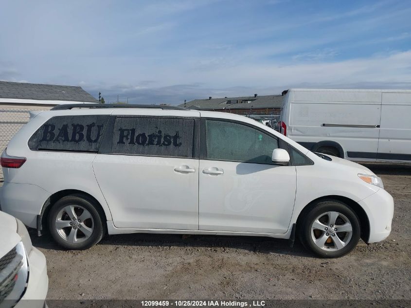 2016 Toyota Sienna Le V6 VIN: 5TDKK3DC8GS765750 Lot: 12099459