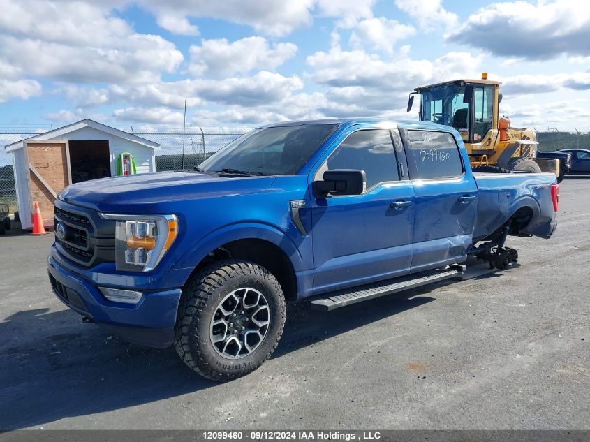 2022 Ford F-150 Xlt VIN: 1FTFW1E8XNFA32939 Lot: 12099460