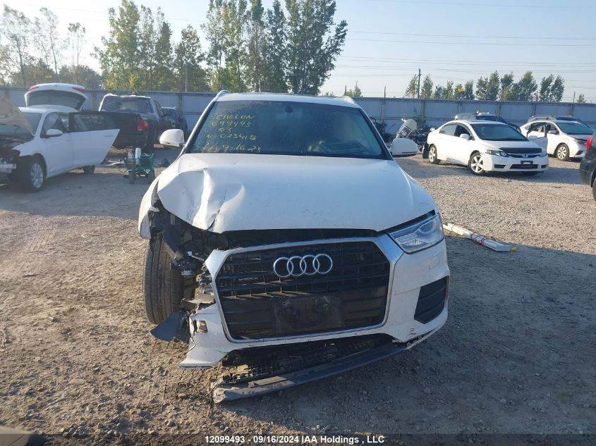 2016 Audi Q3 VIN: WA1JFCFS3GR023415 Lot: 12099493