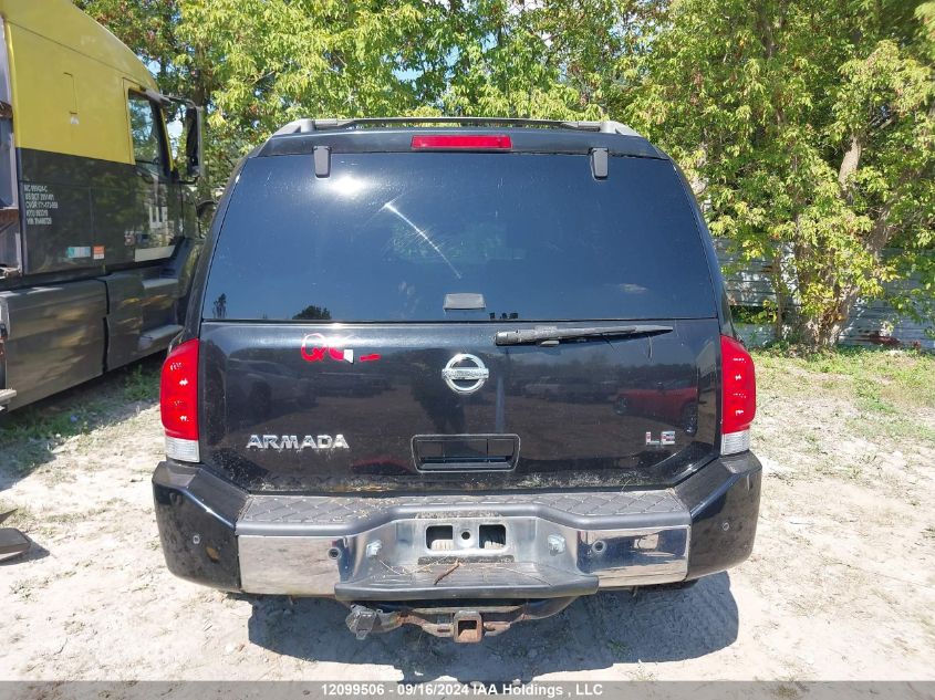 2005 Nissan Armada VIN: 5N1AA08B75N711921 Lot: 12099506