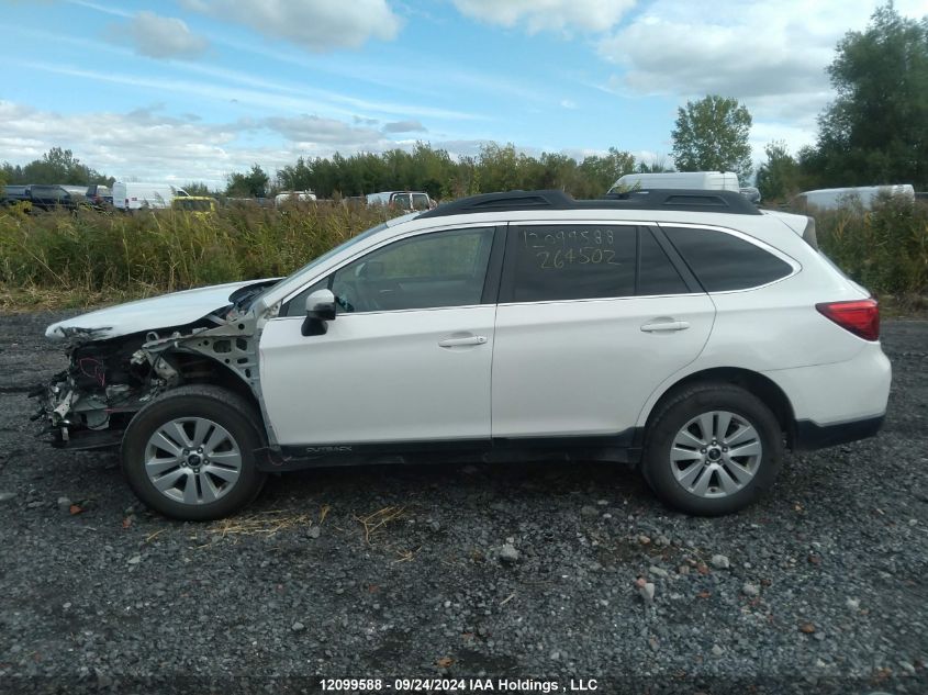2017 Subaru Outback 3.6R Premium VIN: 4S4BSFDC4H3264502 Lot: 12099588