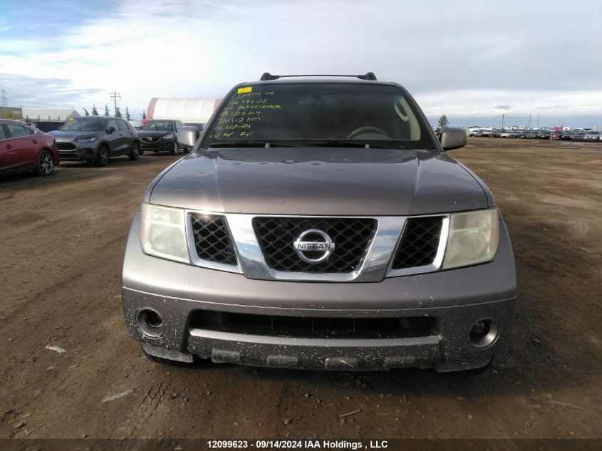 2006 Nissan Pathfinder Le/Se/Xe VIN: 5N1AR18W66C627104 Lot: 12099623