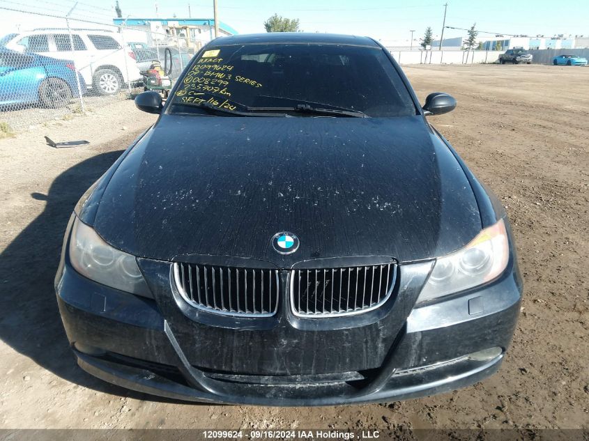 2007 BMW 3 Series VIN: WBAVD53537A008299 Lot: 12099624