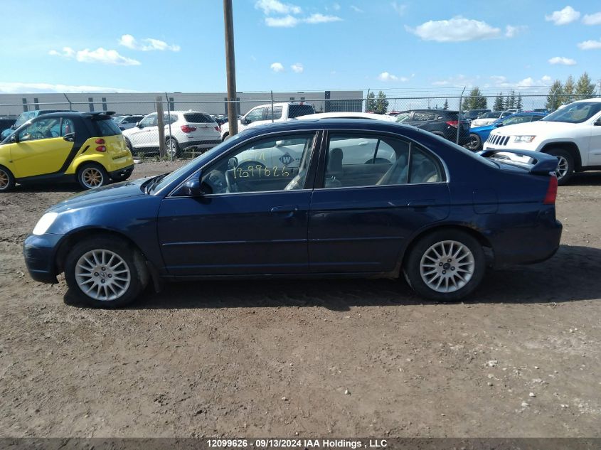 2001 Acura El VIN: 2HHES36801H008916 Lot: 12099626