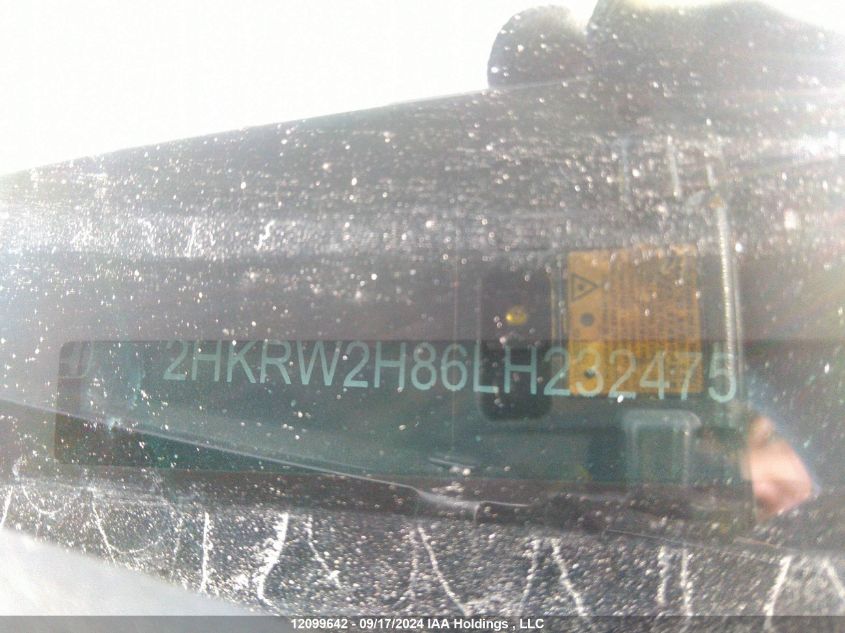 2HKRW2H86LH232475 2020 Honda Cr-V Exl