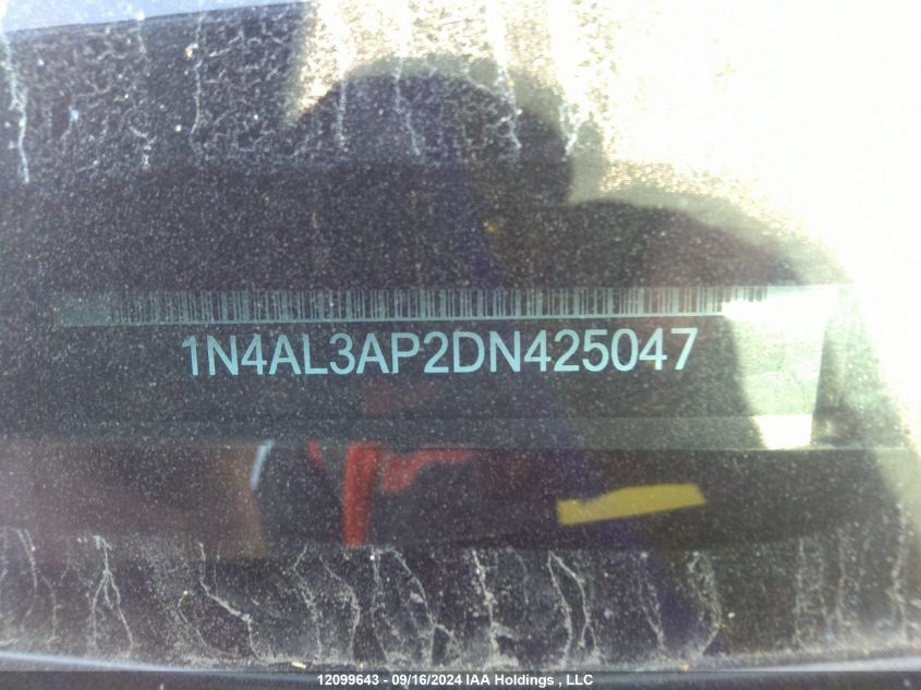 1N4AL3AP2DN425047 2013 Nissan Altima