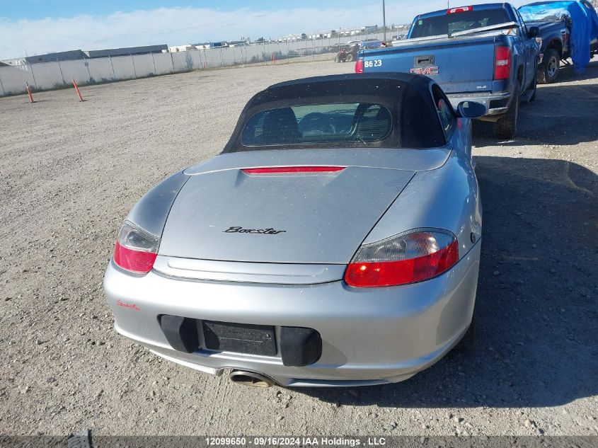 2004 Porsche Boxster VIN: WP0CA29804S620856 Lot: 12099650