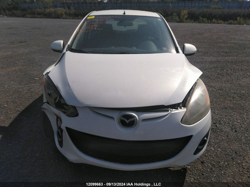 2011 Mazda Mazda2 VIN: JM1DE1HYXB0121446 Lot: 12099663