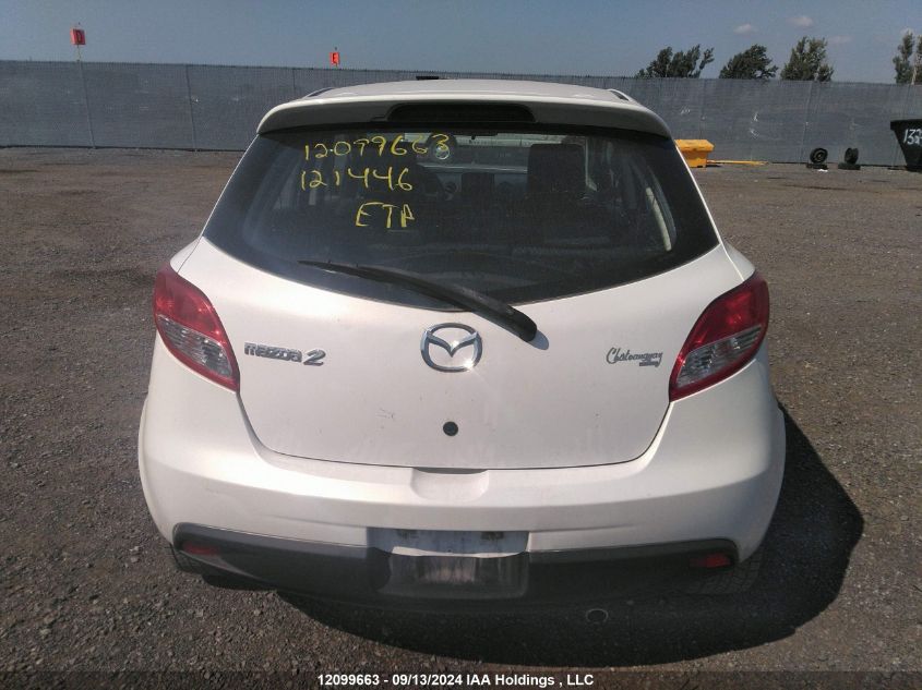 2011 Mazda Mazda2 VIN: JM1DE1HYXB0121446 Lot: 12099663