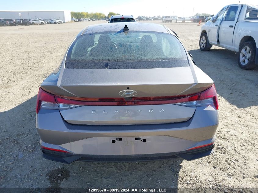 KMHLM4AG9PU537162 2023 Hyundai Elantra Preferred Ivt