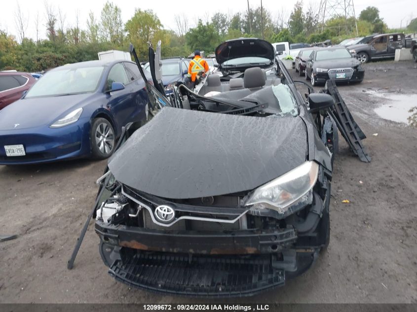 2015 Toyota Corolla Le VIN: 2T1BURHE9FC416175 Lot: 12099672