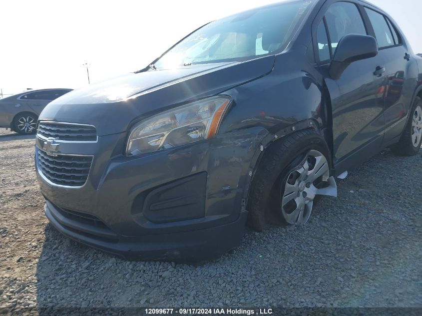 2014 Chevrolet Trax VIN: 3GNCJKEB0EL165323 Lot: 12099677