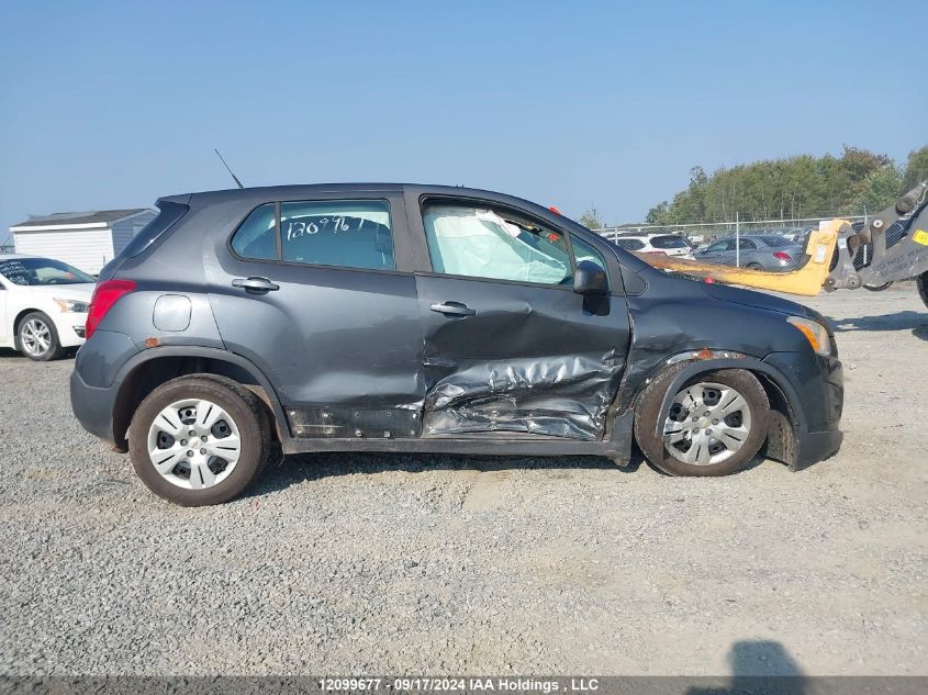 2014 Chevrolet Trax VIN: 3GNCJKEB0EL165323 Lot: 12099677