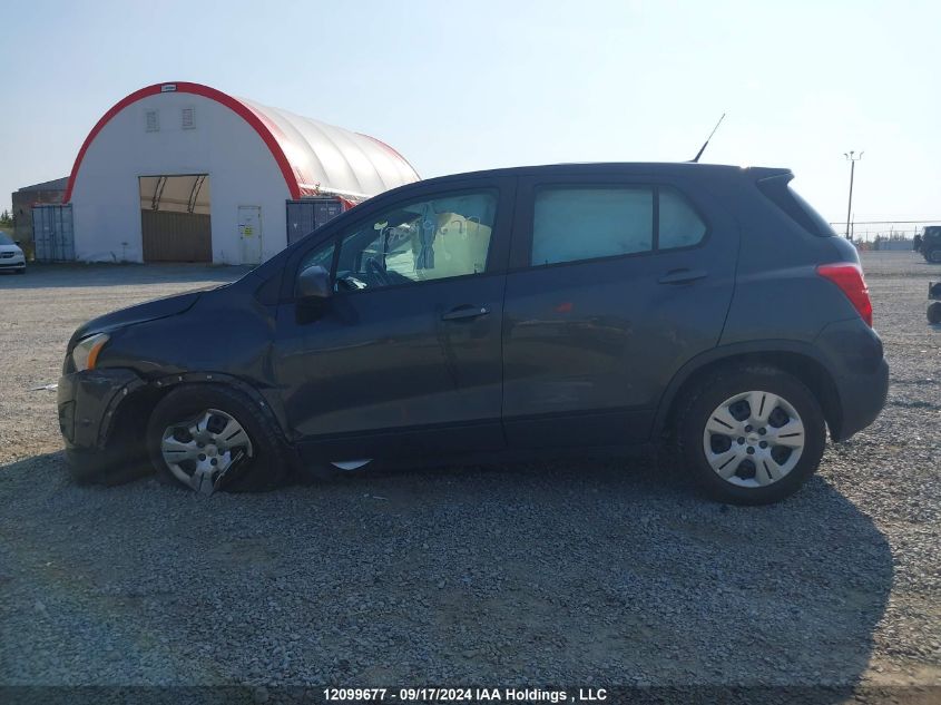 2014 Chevrolet Trax VIN: 3GNCJKEB0EL165323 Lot: 12099677