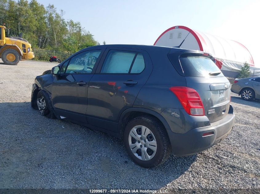 2014 Chevrolet Trax VIN: 3GNCJKEB0EL165323 Lot: 12099677