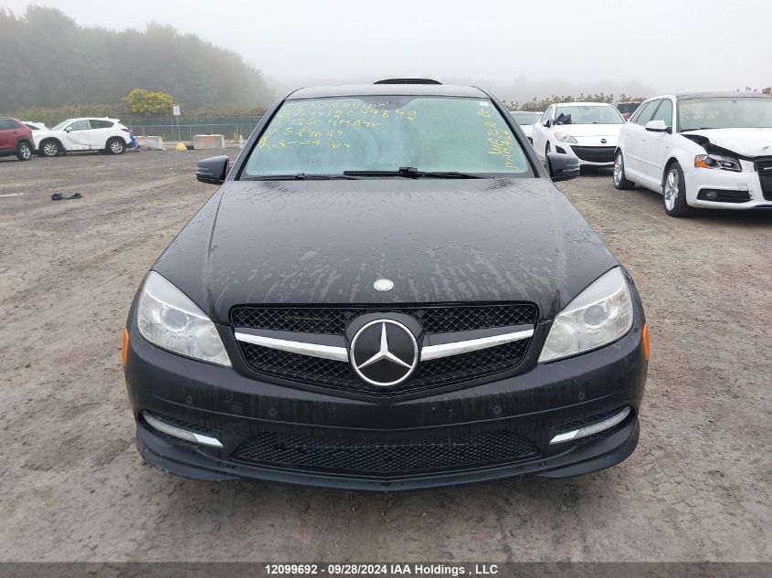 WDDGF8FBXBA524084 2011 Mercedes-Benz C 250 4Mati