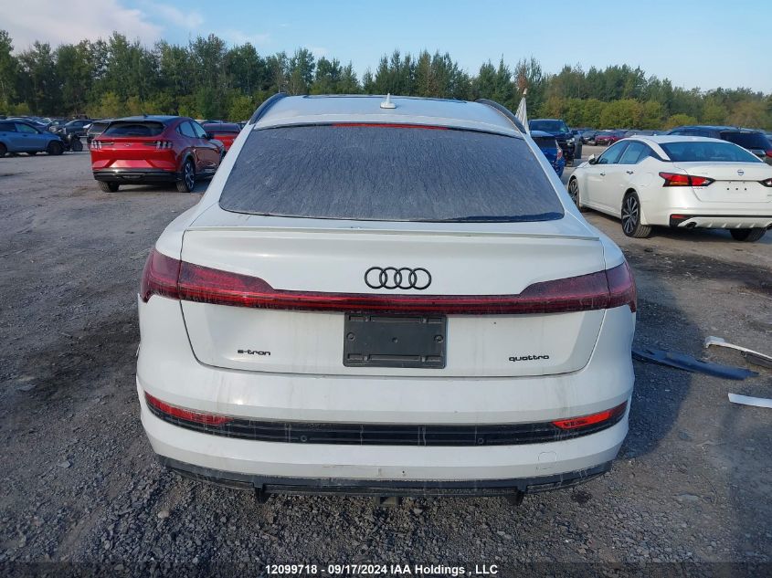 2022 Audi E-Tron Sportback VIN: WA11AAGEXNB043534 Lot: 12099718