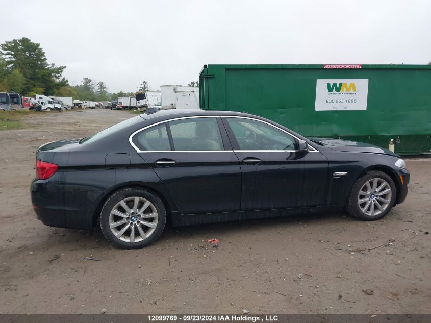 2012 BMW 5 Series VIN: WBAXH5C54CDW05208 Lot: 12099769