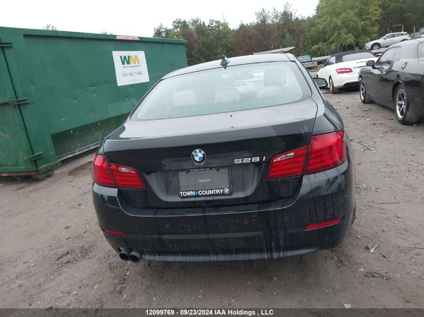 2012 BMW 5 Series VIN: WBAXH5C54CDW05208 Lot: 12099769