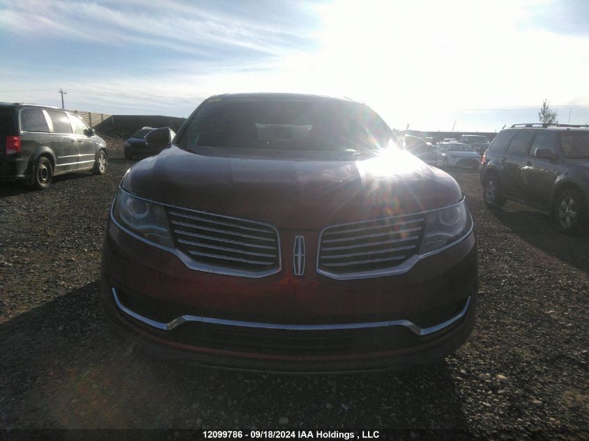 2016 Lincoln Mkx Select VIN: 2LMTJ8KR7GBL21224 Lot: 12099786