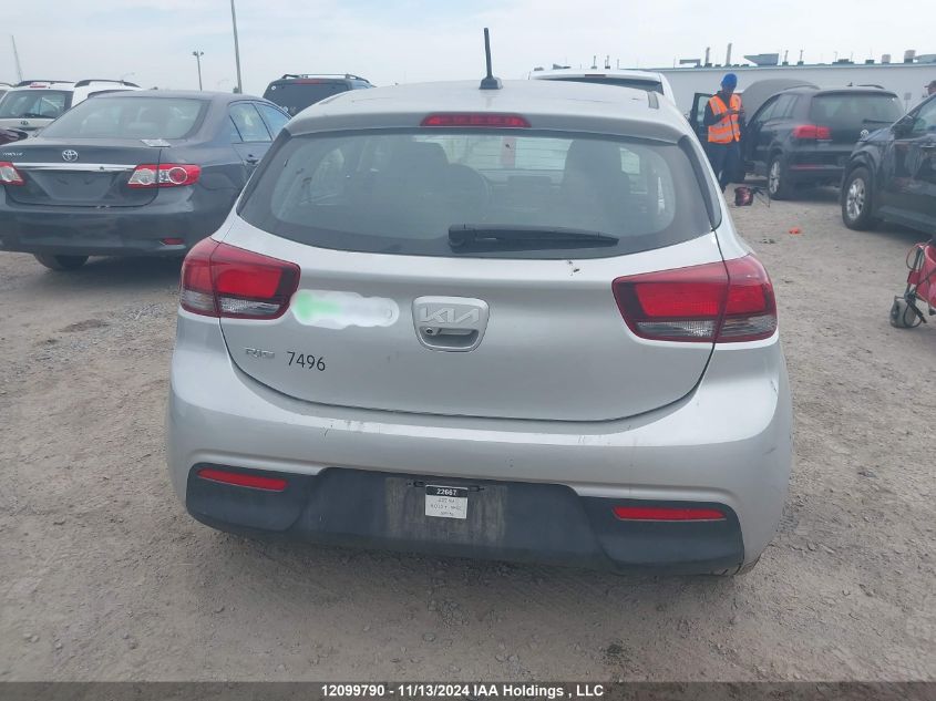 2022 Kia Rio 5-Door VIN: 3KPA25AD3NE498156 Lot: 12099790