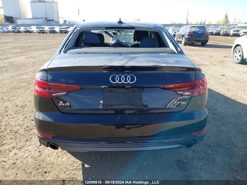 2018 Audi A4 Sedan VIN: WAUGMAF46JN005160 Lot: 12099818