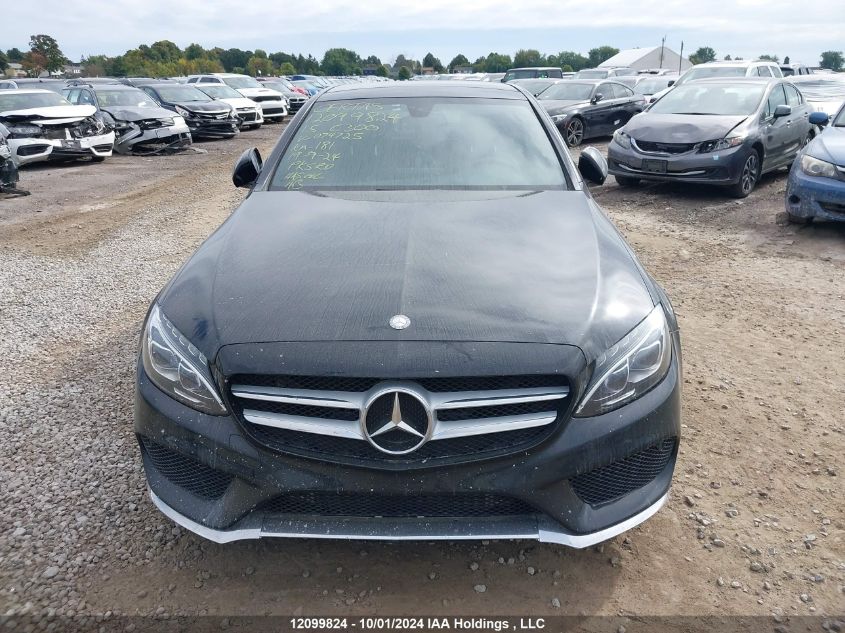 2015 Mercedes-Benz C 300 VIN: 55SWF4KB6FU074725 Lot: 12099824