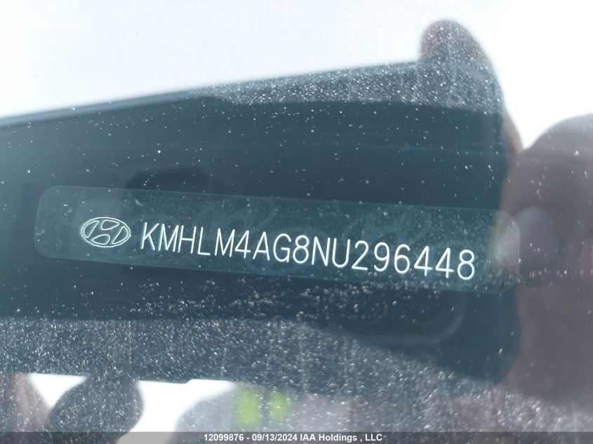 2022 Hyundai Elantra Sel VIN: KMHLM4AG8NU296448 Lot: 12099876