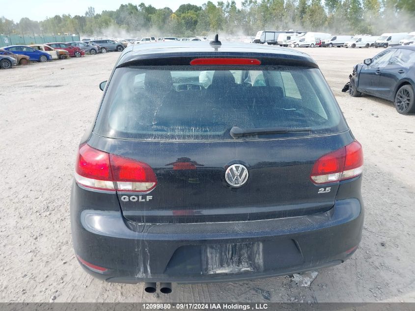 2010 Volkswagen Golf VIN: WVWBA7AJ9AW183712 Lot: 12099880