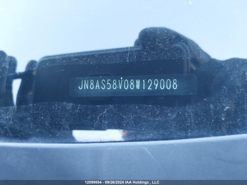 JN8AS58V08W129008 2008 Nissan Rogue Sl