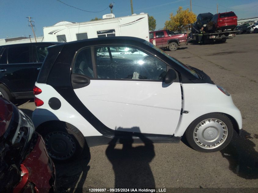 2009 Smart Fortwo Pure/Passion VIN: WMEEJ31X79K261466 Lot: 12099897