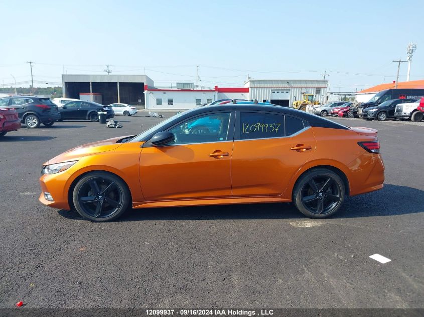 2021 Nissan Sentra VIN: 3N1AB8DVXMY325644 Lot: 12099937