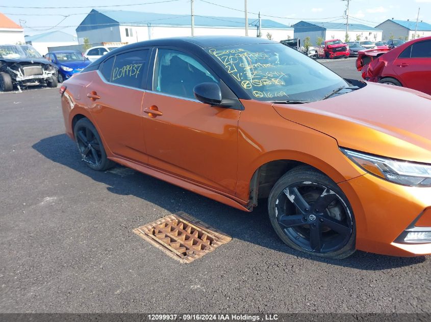 2021 Nissan Sentra VIN: 3N1AB8DVXMY325644 Lot: 12099937