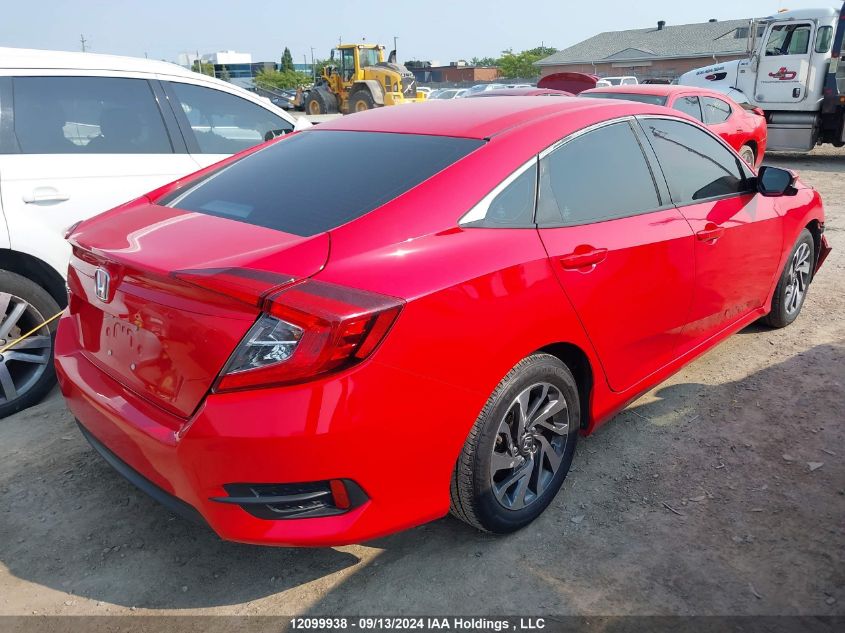 2018 Honda Civic Ex VIN: 2HGFC2F87JH030556 Lot: 12099938