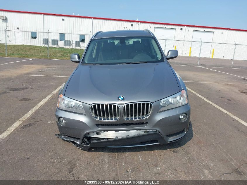 2013 BMW X3 VIN: 5UXWX9C59D0D02850 Lot: 12099950