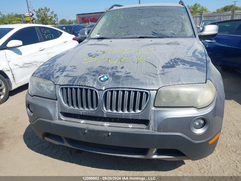 2010 BMW X3 3.0I VIN: WBXPC7C41AWE53416 Lot: 12099952