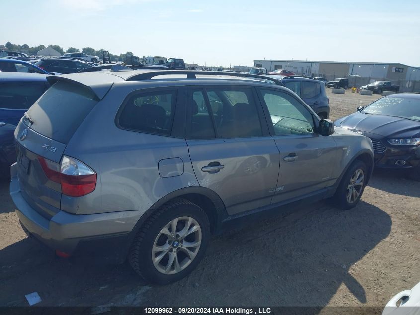 2010 BMW X3 3.0I VIN: WBXPC7C41AWE53416 Lot: 12099952